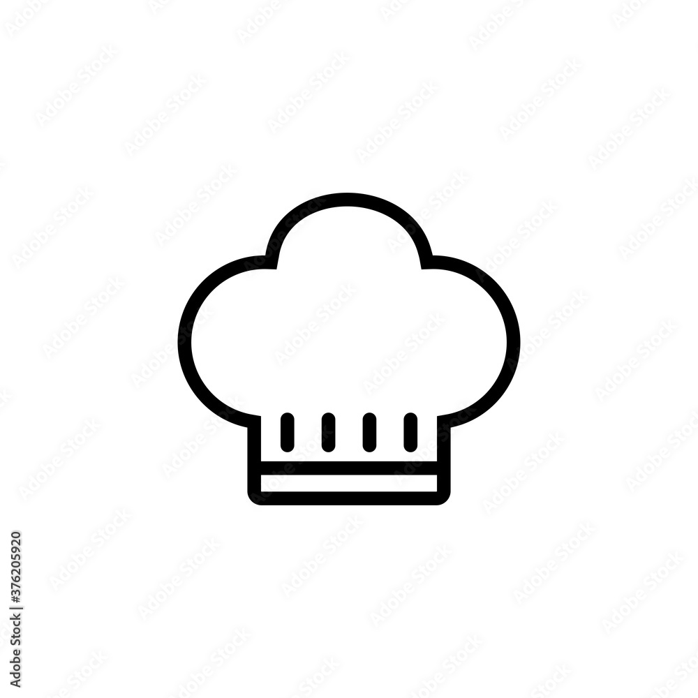 Chef hat icon, Chef hat symbol flat design vector Chef hat icon, Chef hat symbol flat design vector