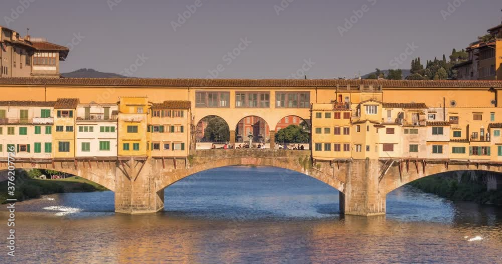 The most famous bridge in Florence: the Ponte Vecchio The most famous bridge in Florence: the Ponte Vecchio