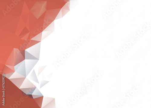 Brown triangles shape With White Space Abstract Low Poly Geometric Polygonal Background Vector Illustration