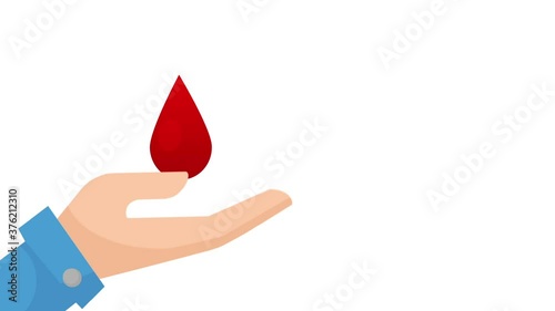 donor, blood, hand