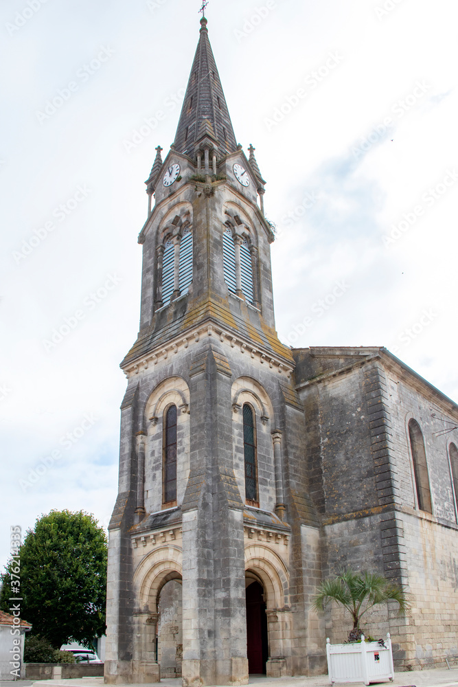Château d'Oléron. Eglise Notre-Dame de l'Assomption. Charente-Maritime. Nouvelle-Aquitaine