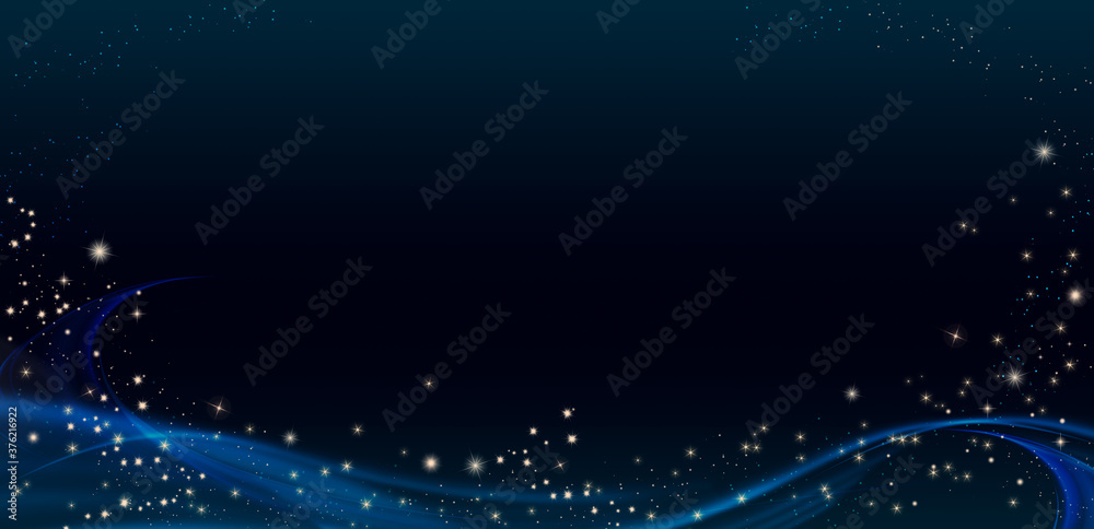 Obraz premium Festive Lucky background with glitter and stars