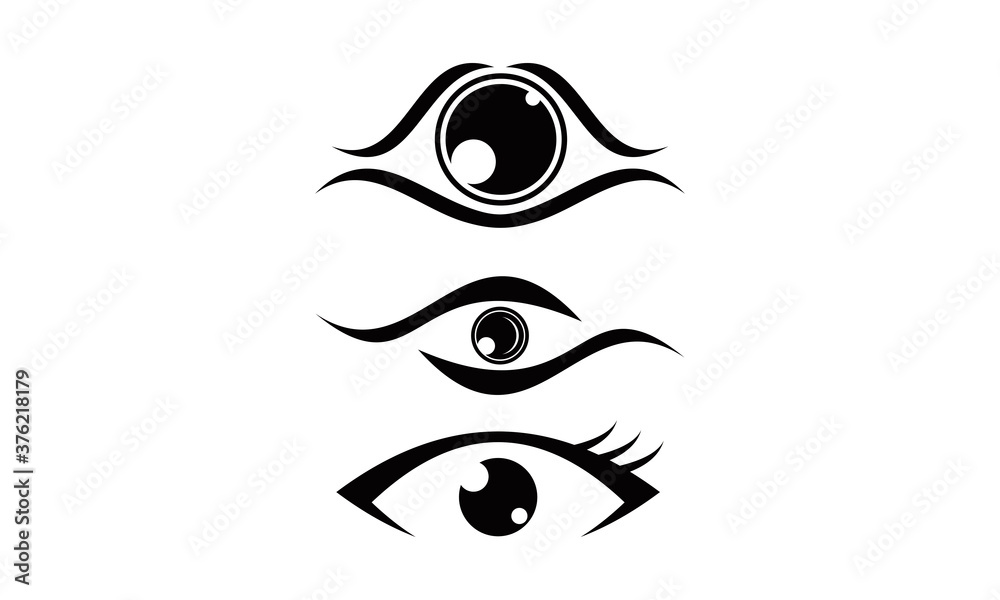 template package of eye vector template package of eye vector