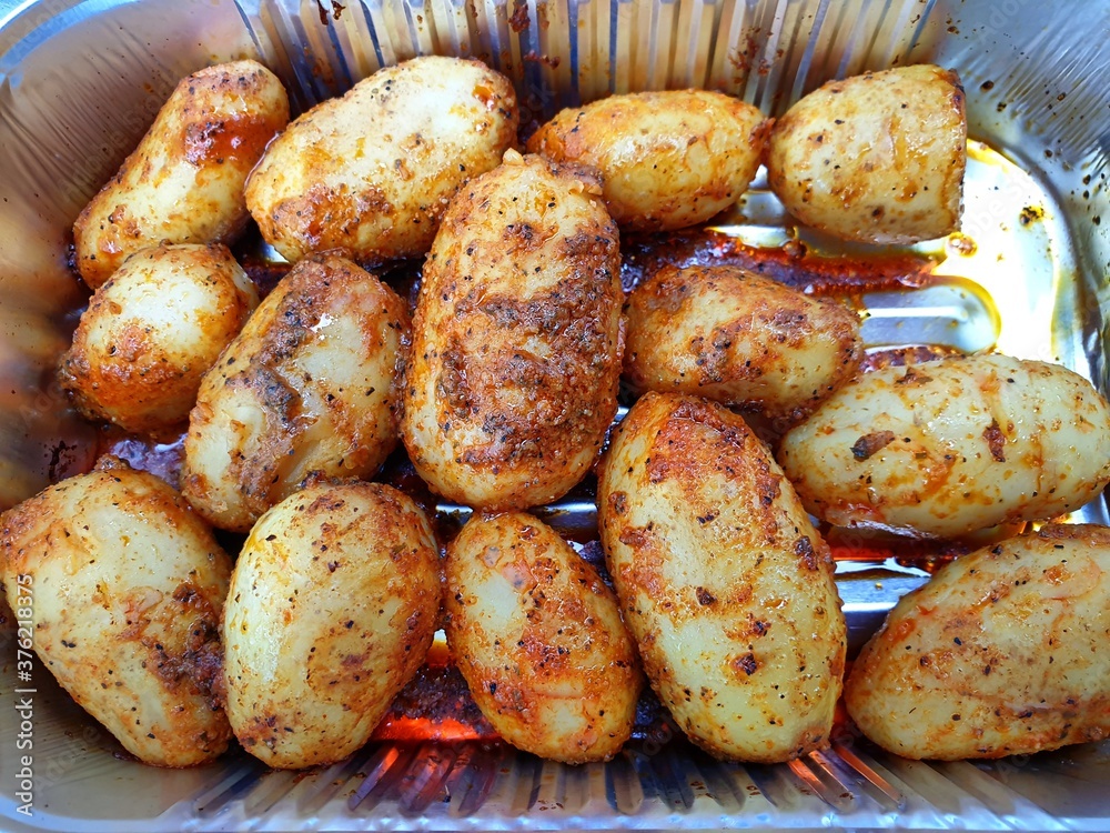 Grillkartoffeln in Aluschale Grillkartoffeln in Aluschale