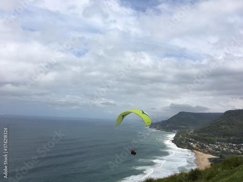 Skydive over cliff - Wollongong Australia