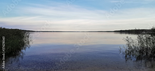 See in der Lausitz im Bundesland Brandenburg in Deutschland