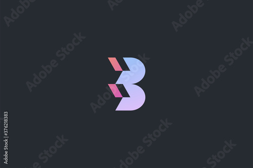 Technology Letter b Logo Template photo