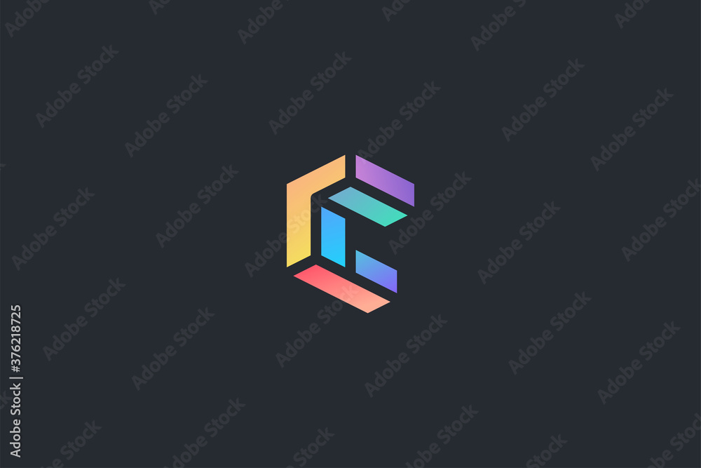 Technology Letter C Logo Template