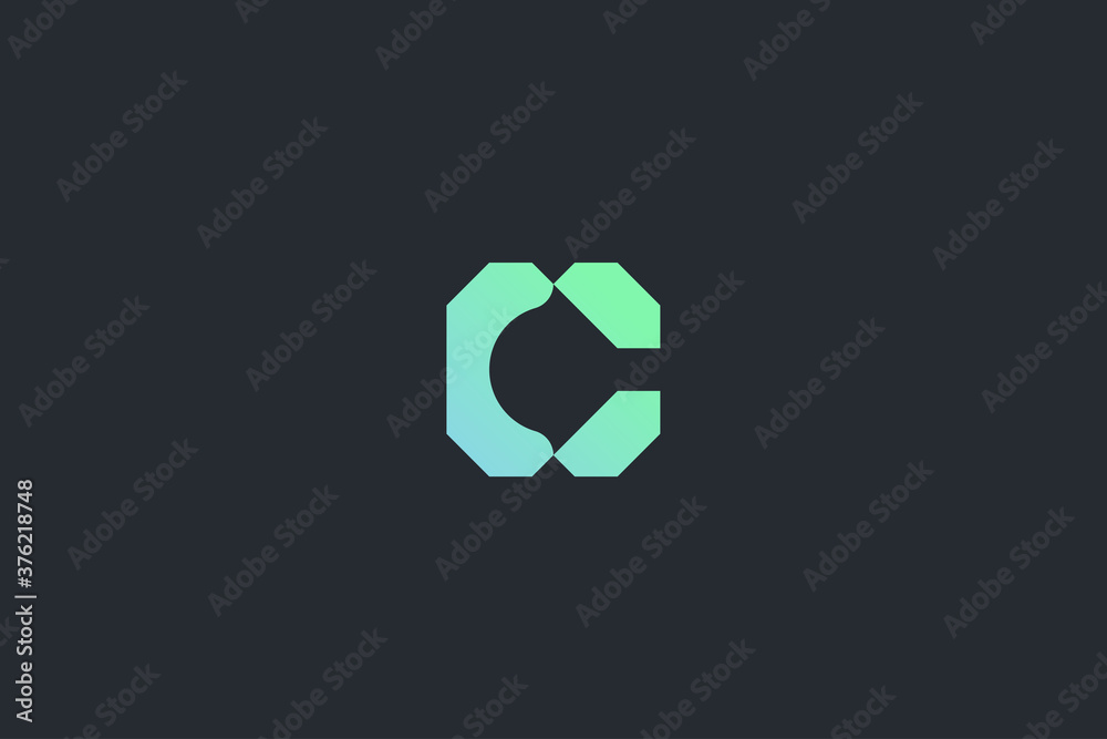 Technology Letter C Logo Template