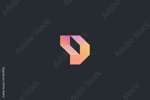 Technology Letter D Logo Template
