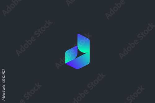 Technology Letter D Logo Template