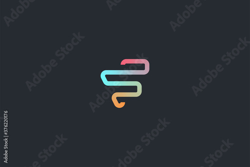 Technology Letter F Logo Template