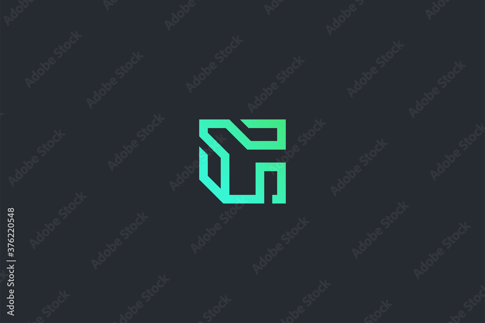 Obraz premium Technology Letter G Logo Template