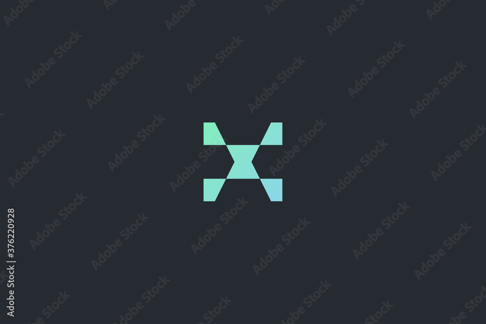 Obraz premium Technology Letter H Logo Template