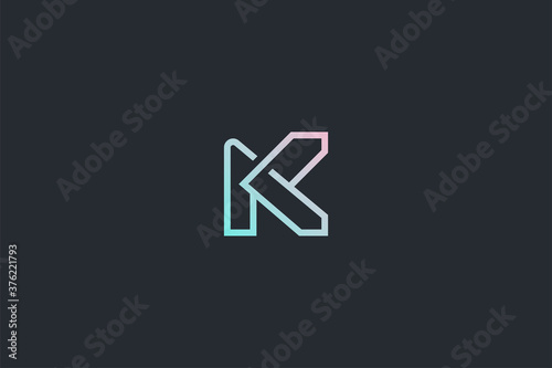 Technology Letter K Logo Template