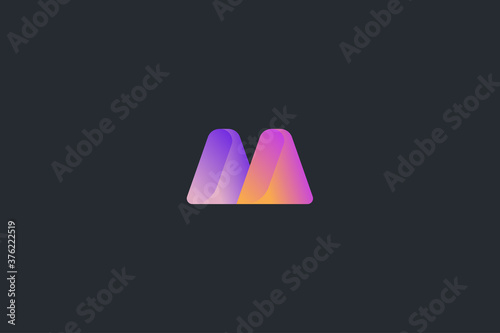 Technology Letter M Logo Template