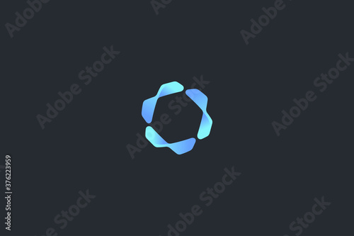 Technology Letter O Logo Template