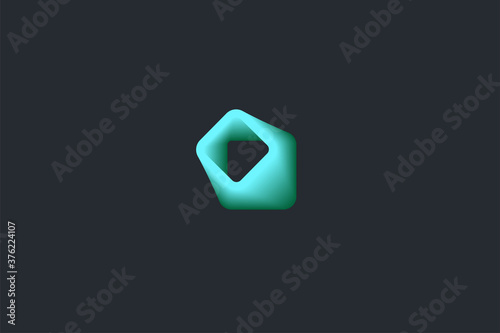 Technology Letter O Logo Template