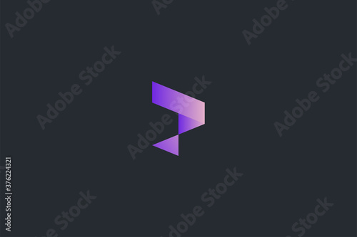 Technology Letter P Logo Template