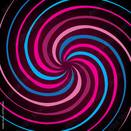 Abstract colorful spiral background   blue pink and violet colors pattern.