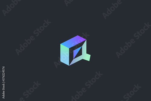 Technology Letter Q Logo Template