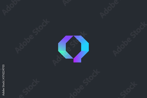 Technology Letter Q Logo Template
