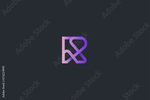 Technology Letter R Logo Template