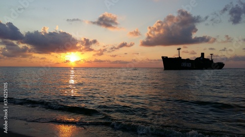 sunset over the sea © LauraV