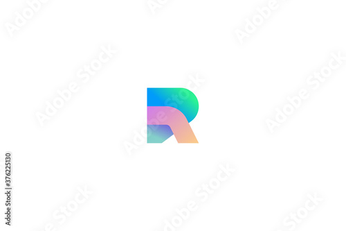 Technology Letter R Logo Template