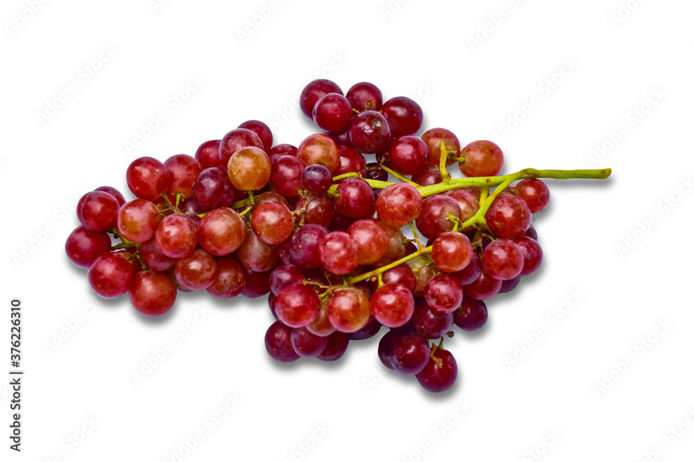 bunch of red grapes