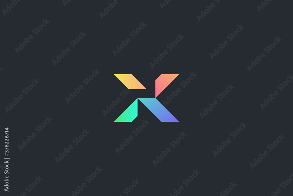 Technology Letter X Logo Template Technology Letter X Logo Template
