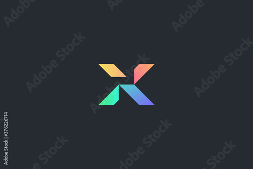Free Download Technology Letter X Logo Template - GFXLoad
