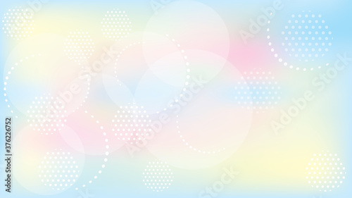 Abstract colorful background with pale white pattern, rainbow spectrum, space for text.