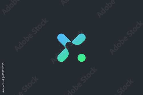 Technology Letter X Logo Template