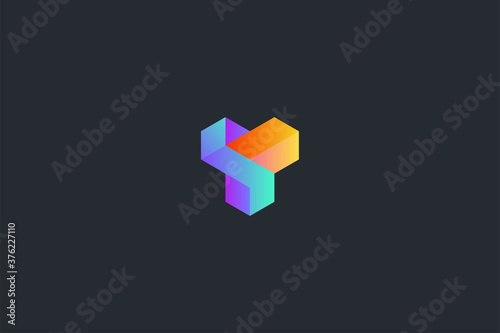 Technology Letter Y Logo Template