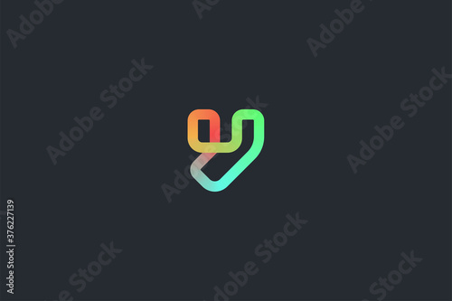 Technology Letter Y Logo Template