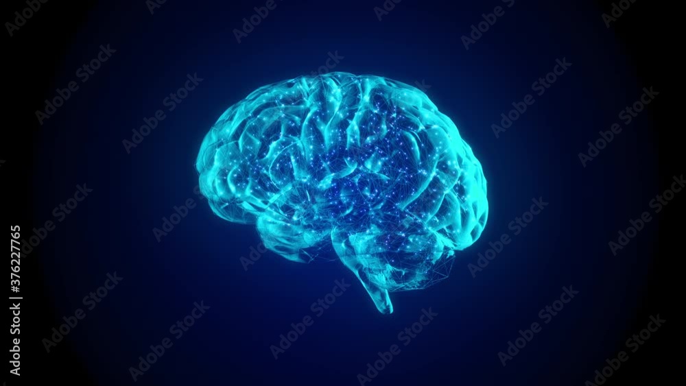 Concept AI brain, artificial intelligence 3d Concept AI brain, artificial intelligence 3d