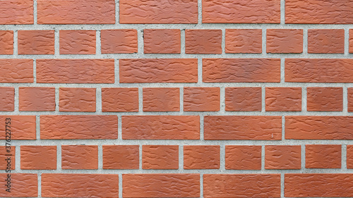 Mauer aus rotem Klinker, Ziegelsteinmauer, Textur Background, Pattern Wallpaper