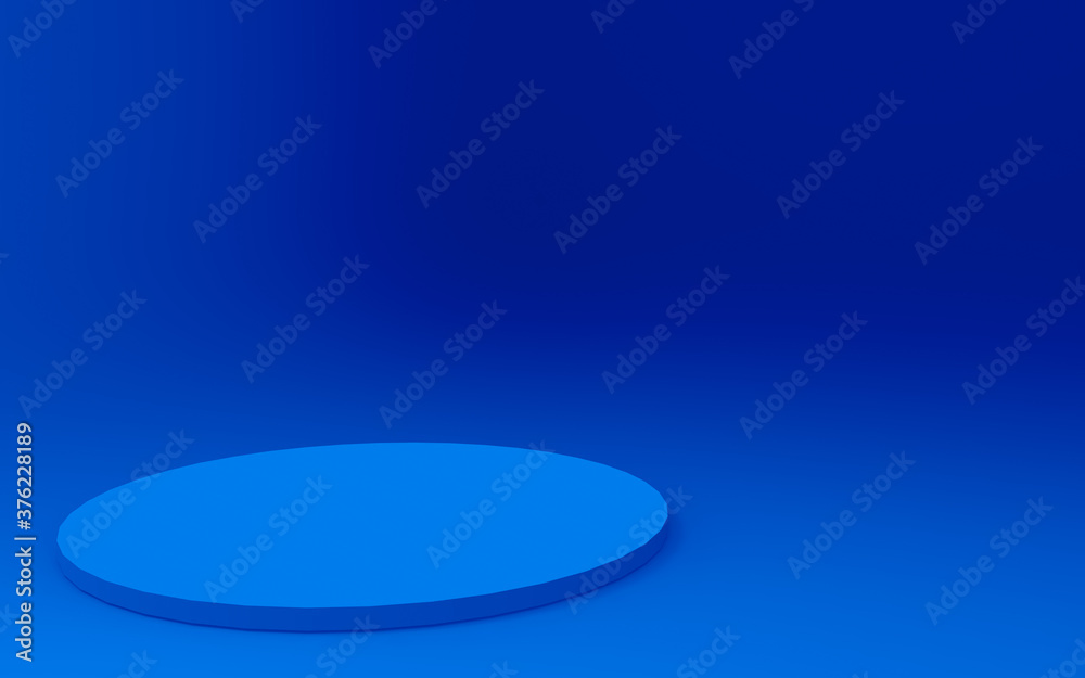 3d blue cylinder podium minimal studio background. Abstract 3d geometric shape object illustration render. Display for technology product. 3d blue cylinder podium minimal studio background. Abstract 3d geometric shape object illustration render. Display for technology product.