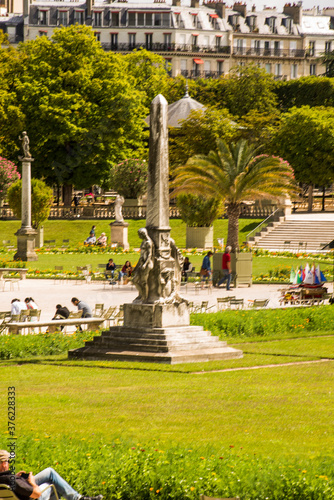 Photography fountain in the park