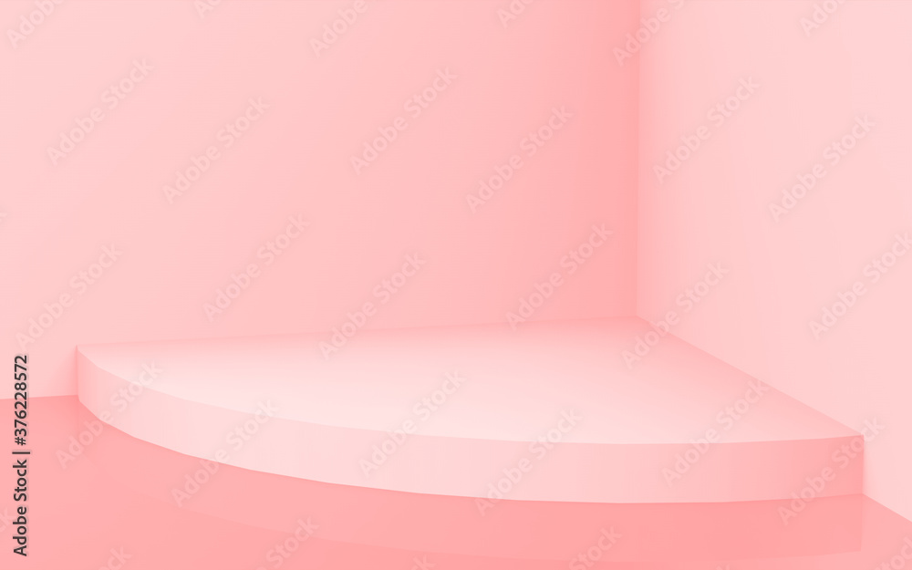 3d pink cylinder podium minimal studio background. Abstract 3d geometric shape object illustration render. Display for valentine product. 3d pink cylinder podium minimal studio background. Abstract 3d geometric shape object illustration render. Display for valentine product.