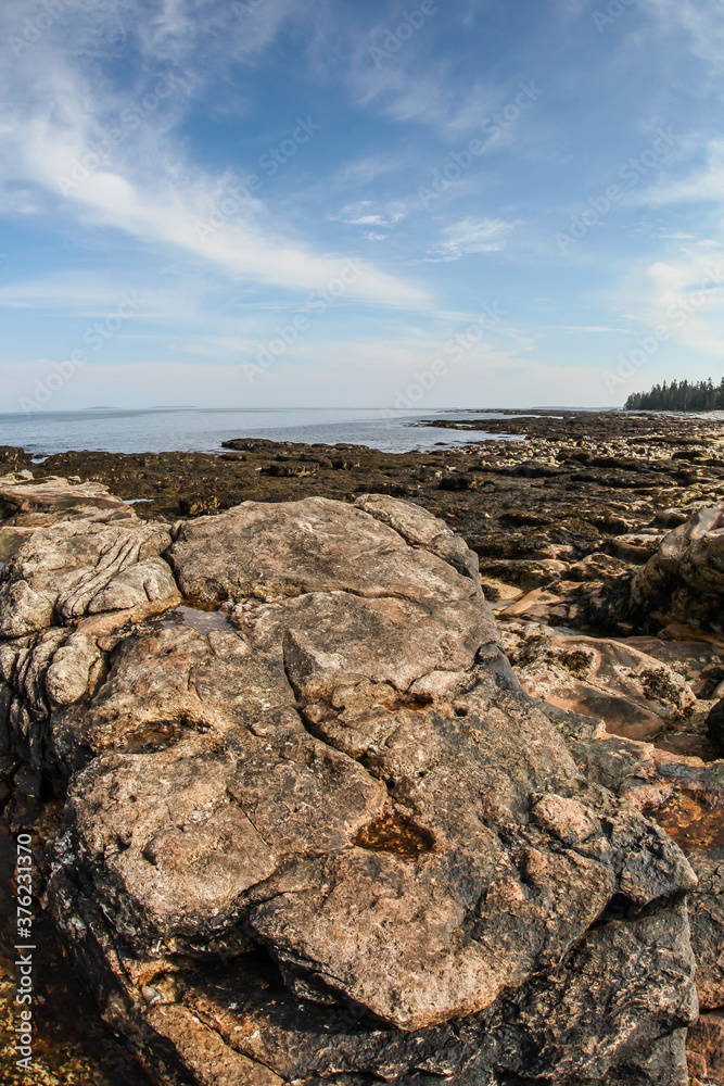 Maine coastline near Bass Harbor