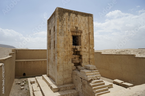 Naqshe-e-Rustam in Iran. Temple Zoroastrian Ka'Ba-ye-Zartosht  photo