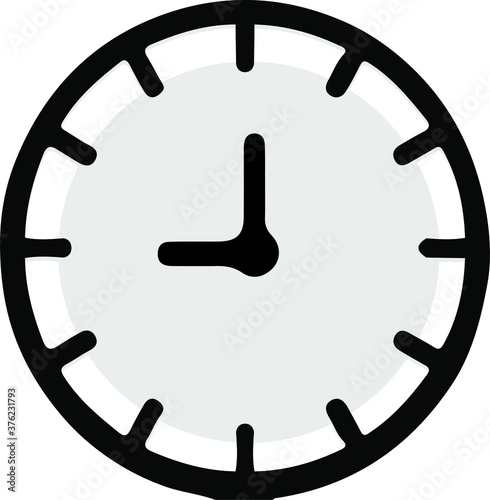 time icon isolated on background