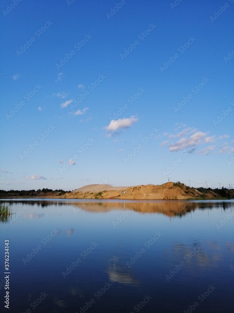 Lake and sky Lake and sky