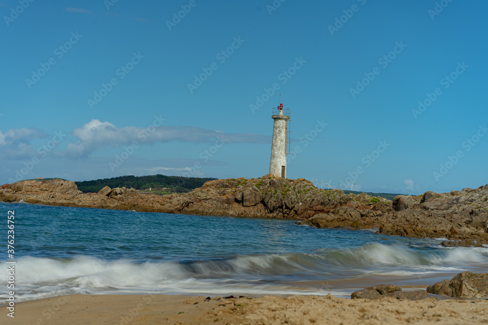 Playa del faro Galicia 