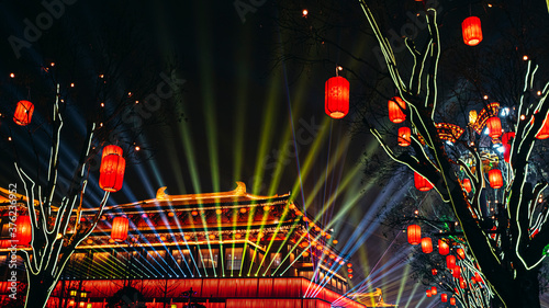 Xi'an at night photo