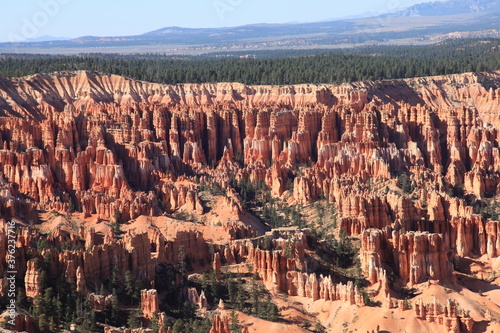 Scenic view of Bryce Canyon Amphitheater at Bryce Canyon National Park in Utah, USA
