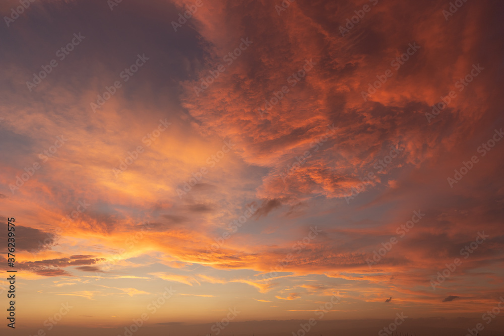 Obraz premium Sunset sky