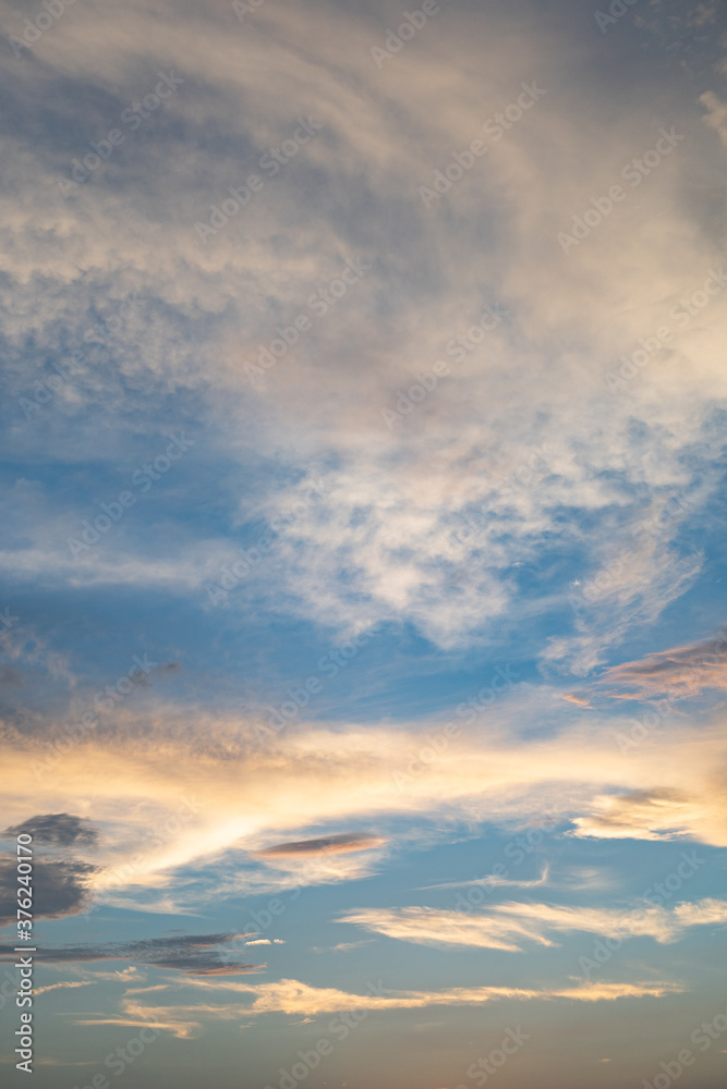 Fototapeta premium Sunset sky